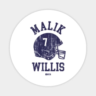 Malik Willis Tennessee Helmet Font Magnet